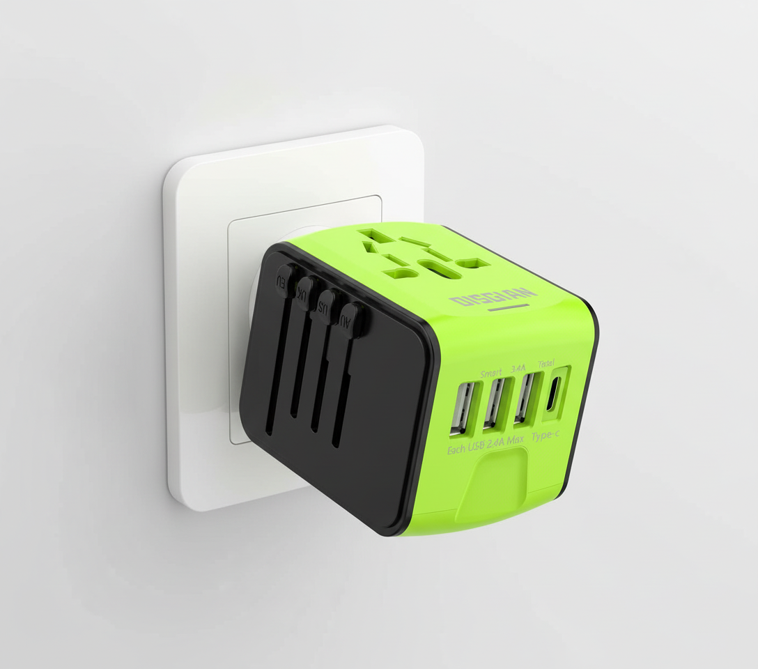 Universal Travel Adapter for Worldwide Use