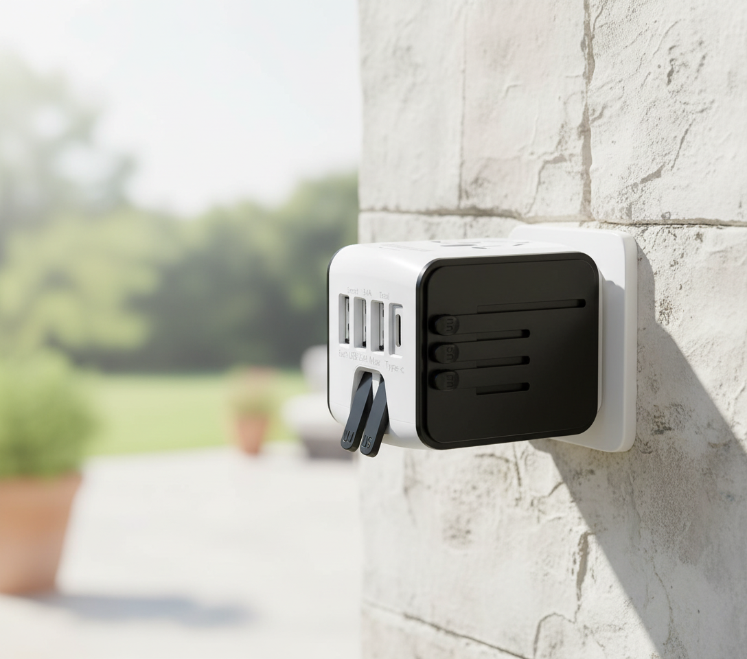 Universal Travel Adapter for Worldwide Use