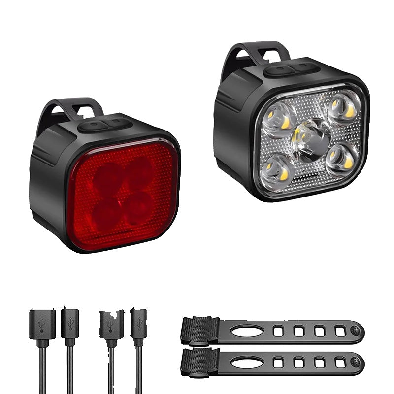 USB-C Rechargeable Bike Light - 350 Lumens Front Light - IPX65 Waterproof - 8 & 12 Modes
