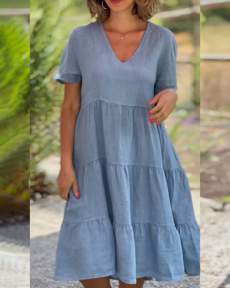 V-Neck Dress