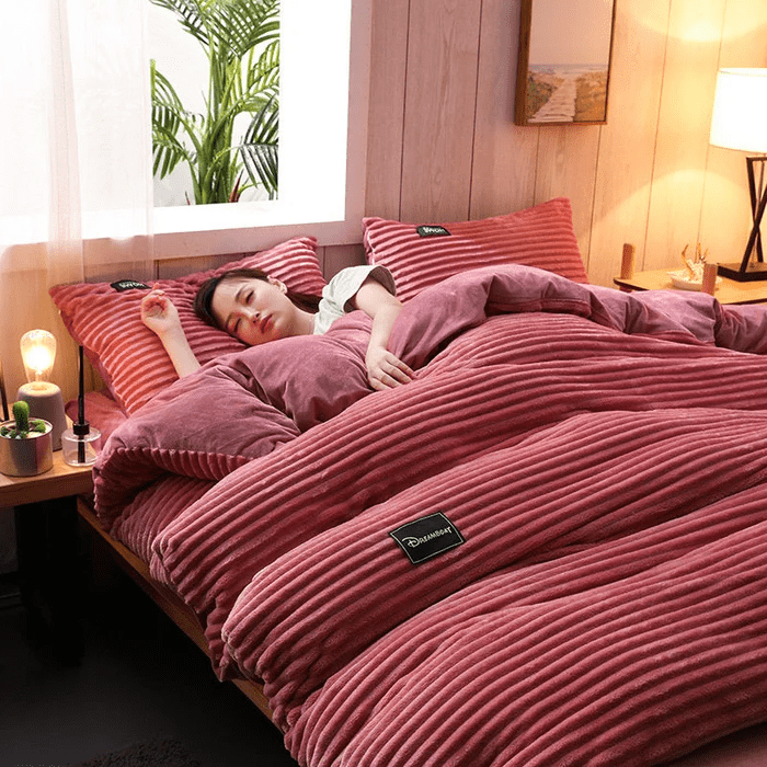 Velvet Winter Bedding Set