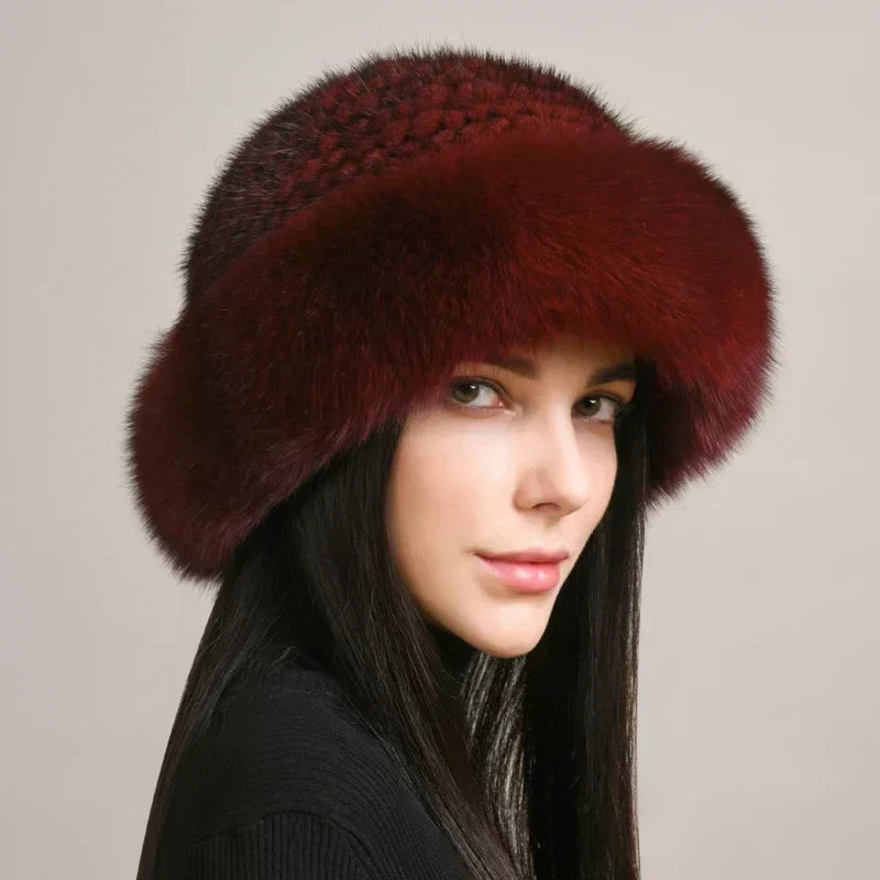 Voluminous Women's Hat with Visor - Cassandra