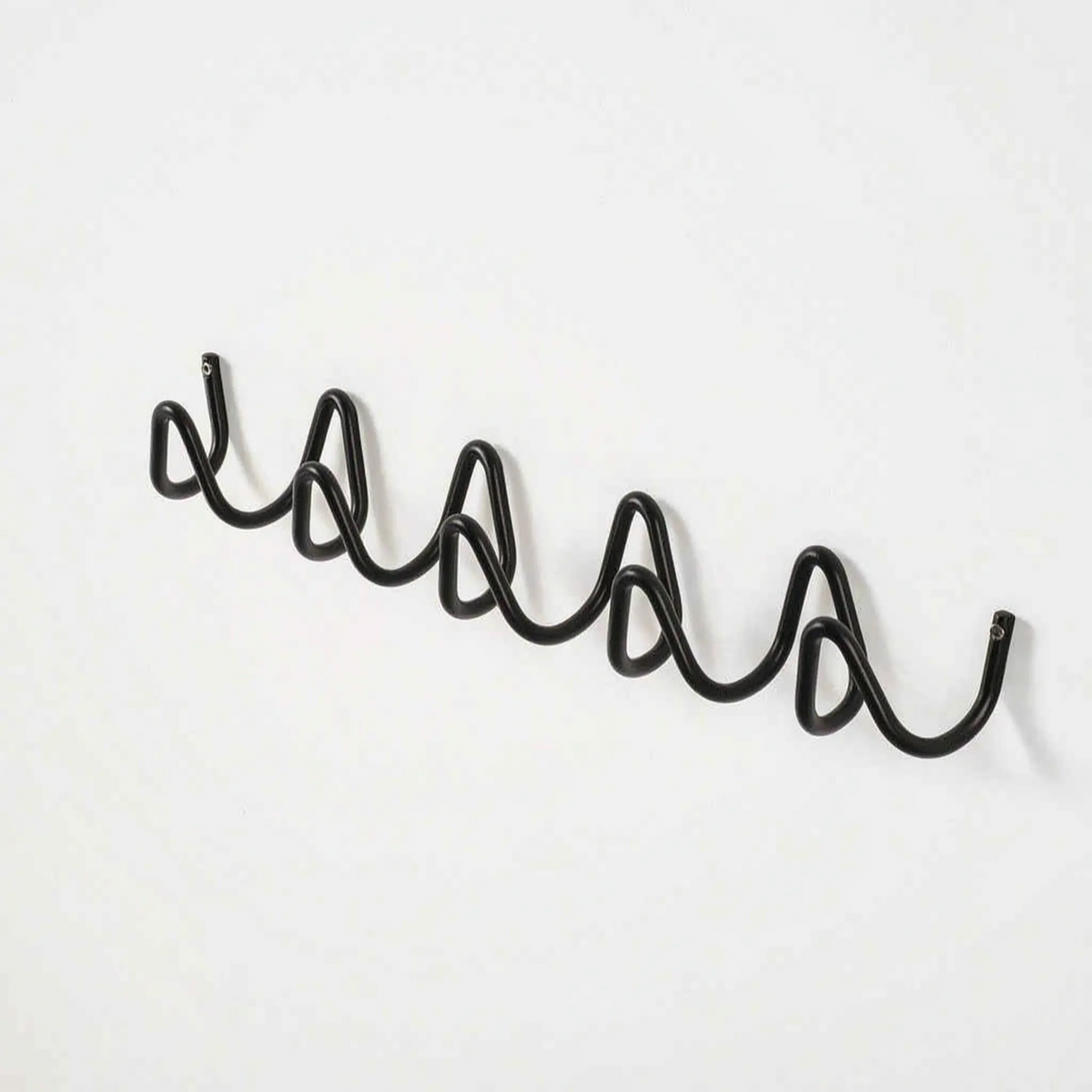 Wall-Mounted Wave-Shaped Coat Rack