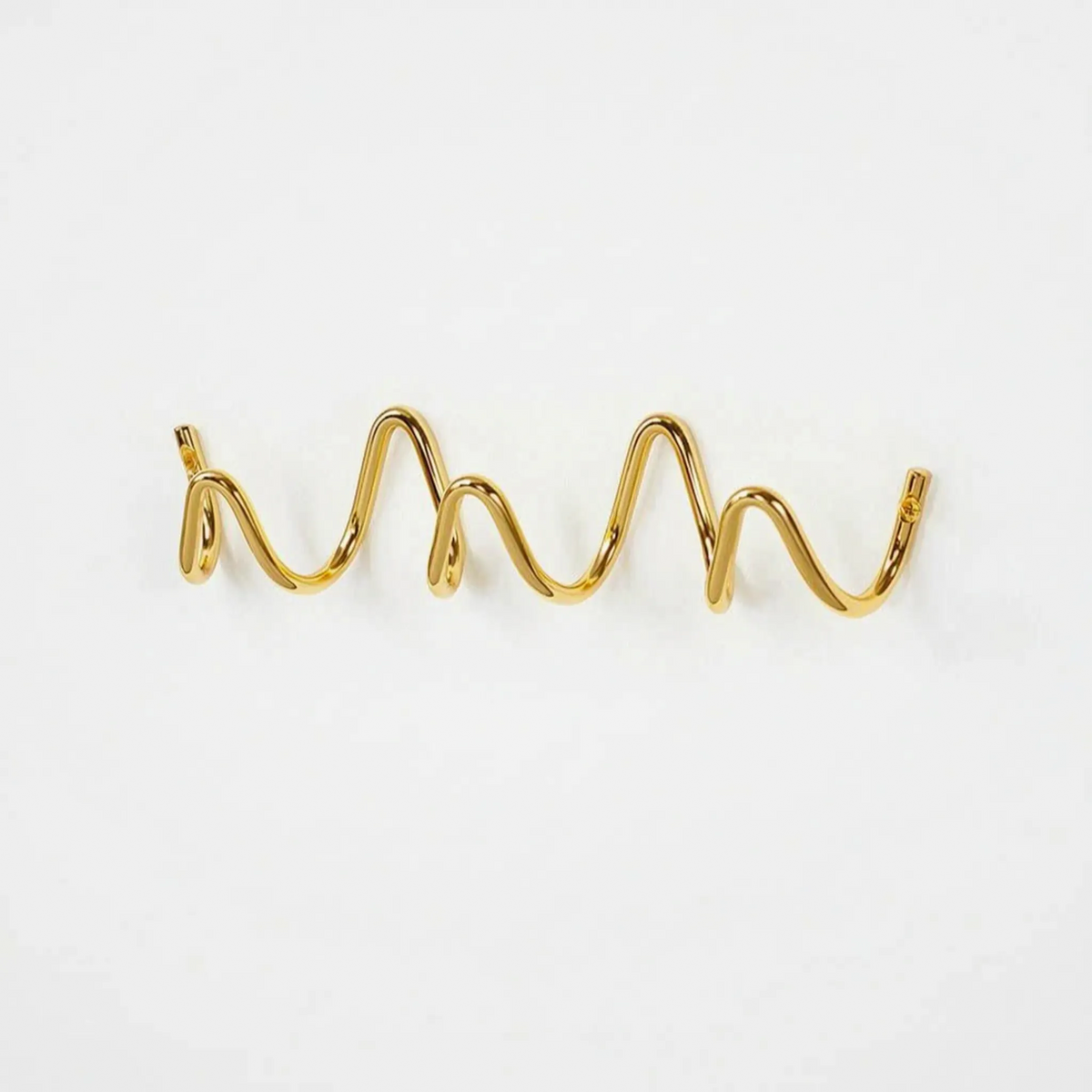 Wall-Mounted Wave-Shaped Coat Rack