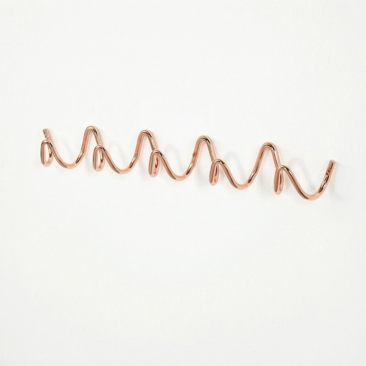 Wall-Mounted Wave-Shaped Coat Rack