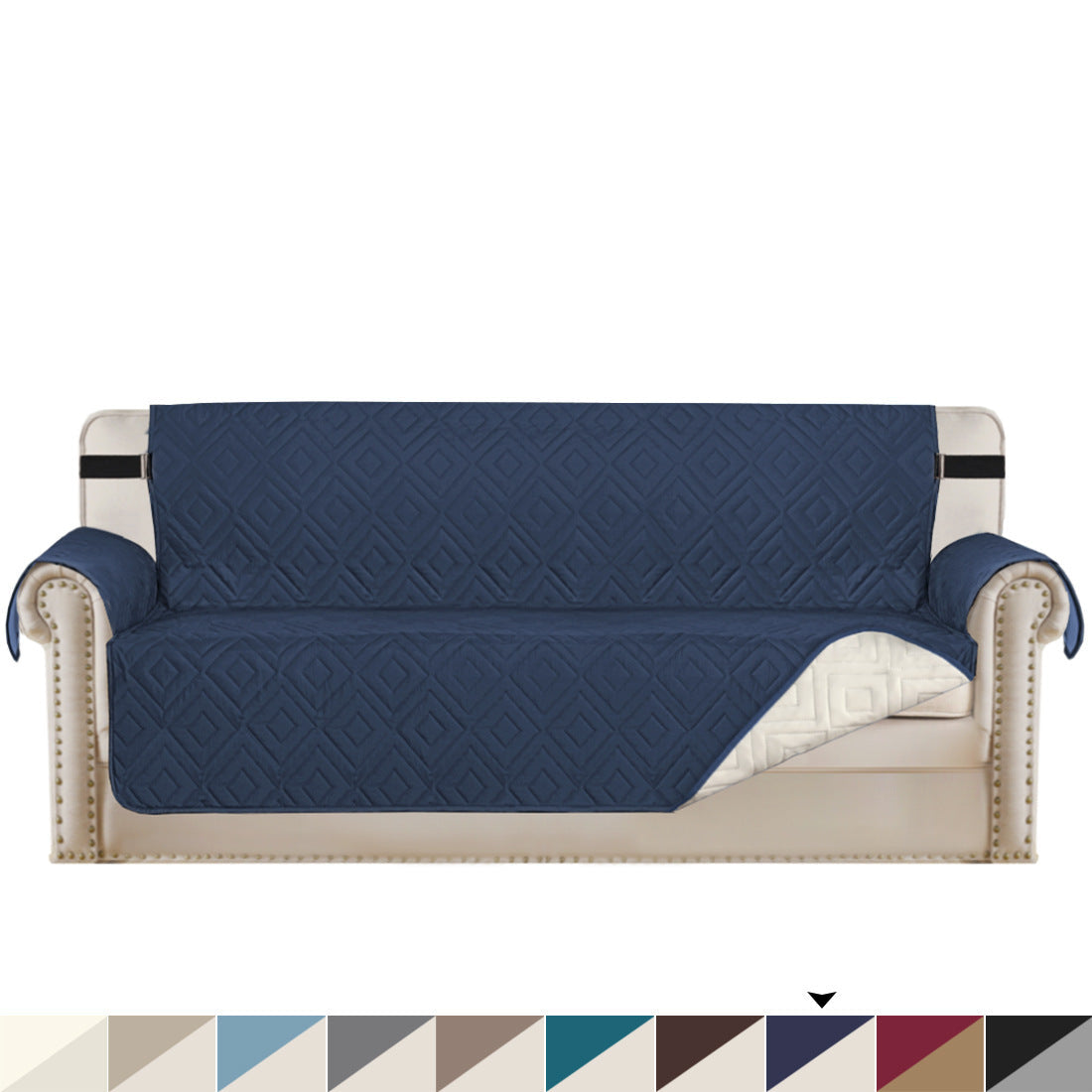 Water-Repellent Non-Slip Reversible Sofa Protector Cover