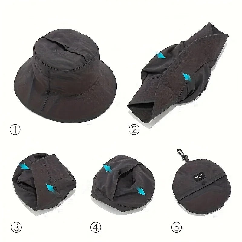 Water-Repellent Sun Hat with UV Protection