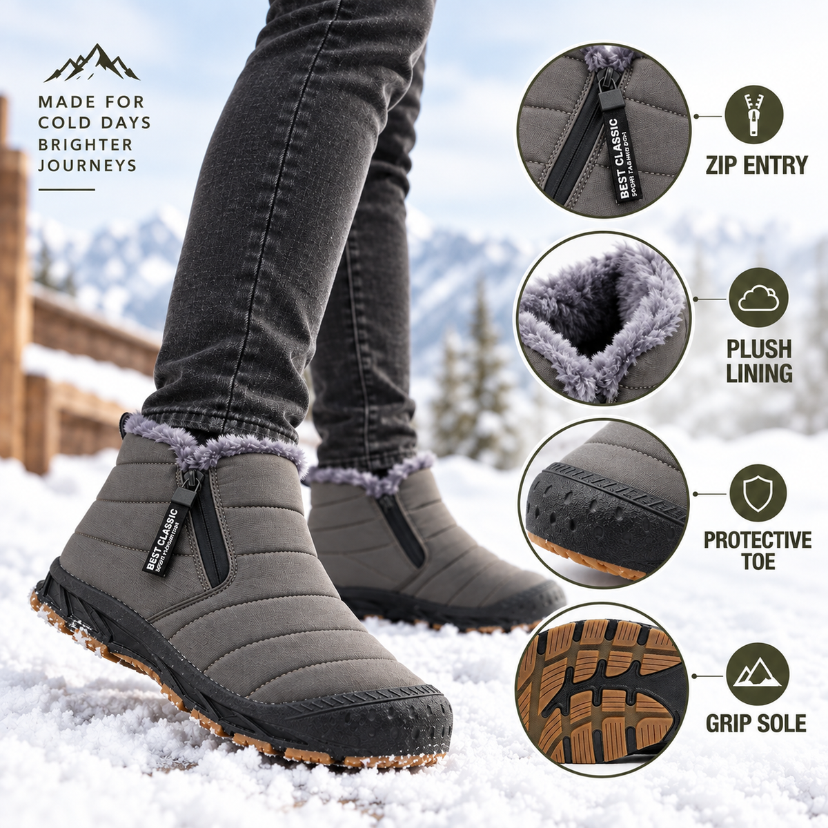 Water-Resistant Boots