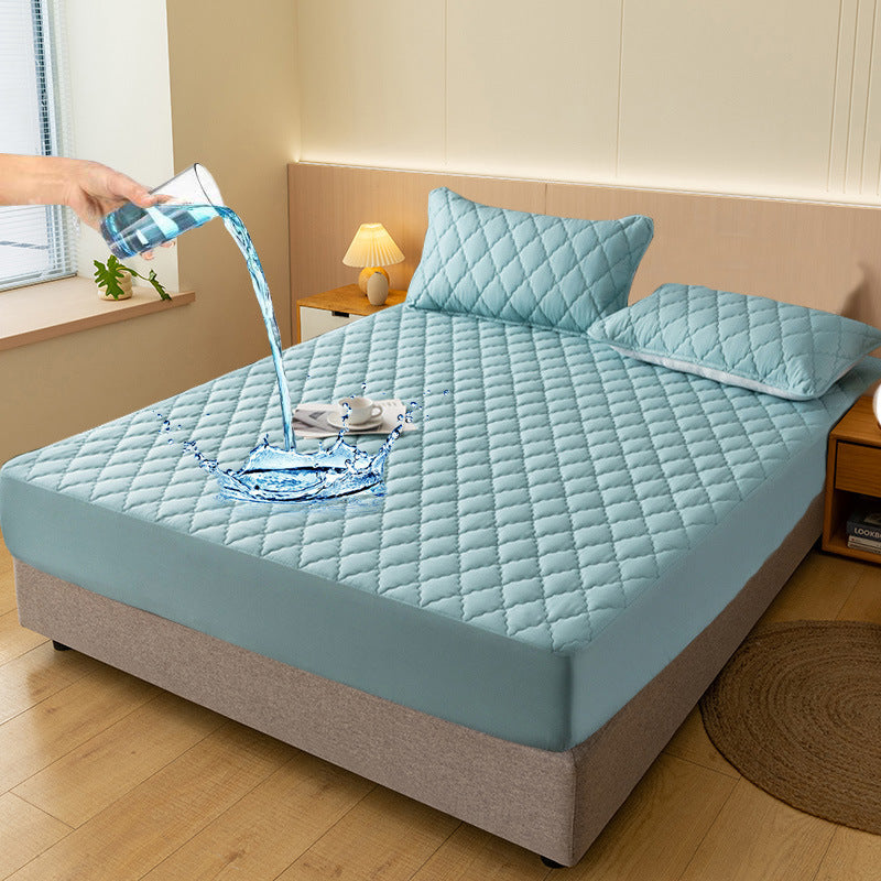 Waterproof and Urine-Proof Mattress Protector - Polyester with TPU Waterproof Coating