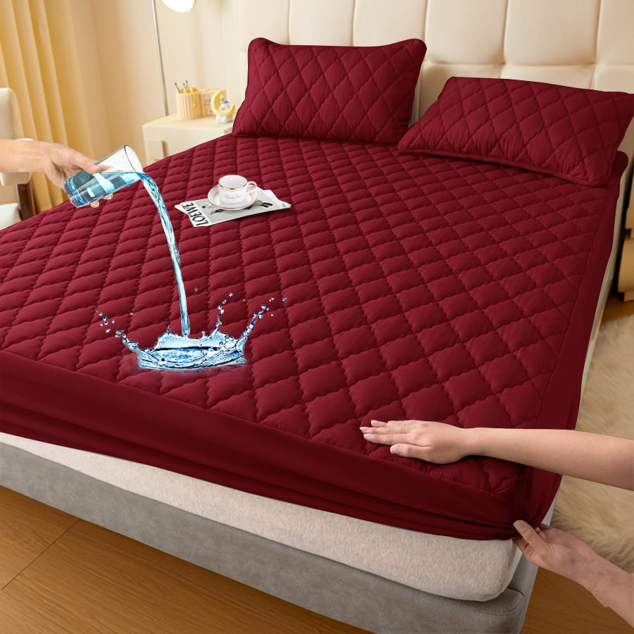 Waterproof and Urine-Proof Mattress Protector - Polyester with TPU Waterproof Coating