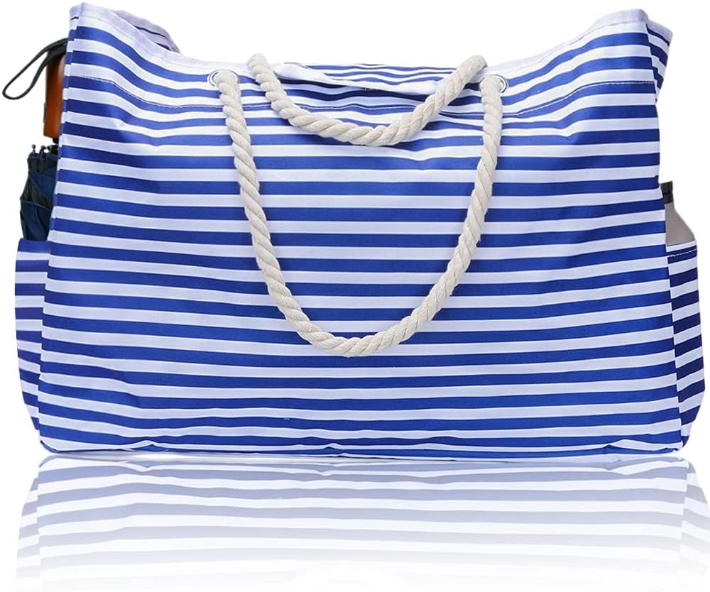 Waterproof Beach Tote with Travel Case