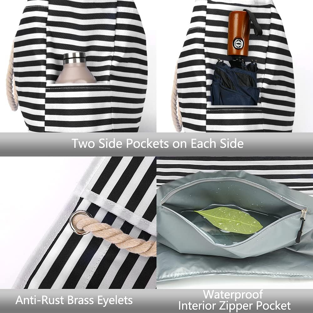 Waterproof Beach Tote with Travel Case