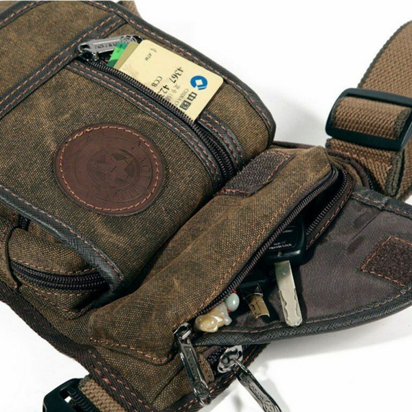 Waterproof Outdoor Leg Bag – Motorcycle Thigh & Hip Pouch for Travel & Adventure