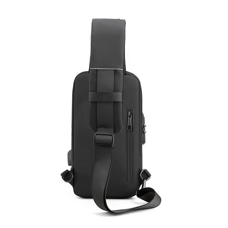 Waterproof Travel Shoulder Bag with USB Port