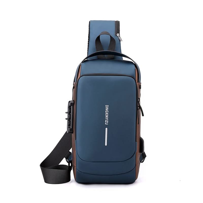 Waterproof Travel Shoulder Bag with USB Port