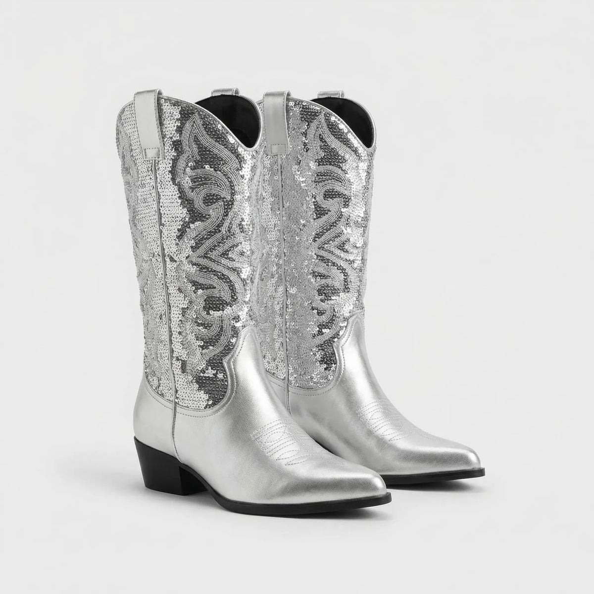 Western Block Heel Boots