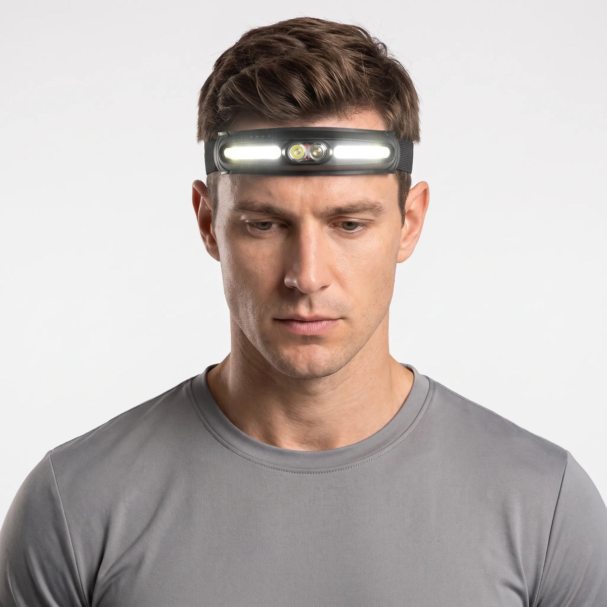 Wide-Angle Rechargeable Running Headlamp