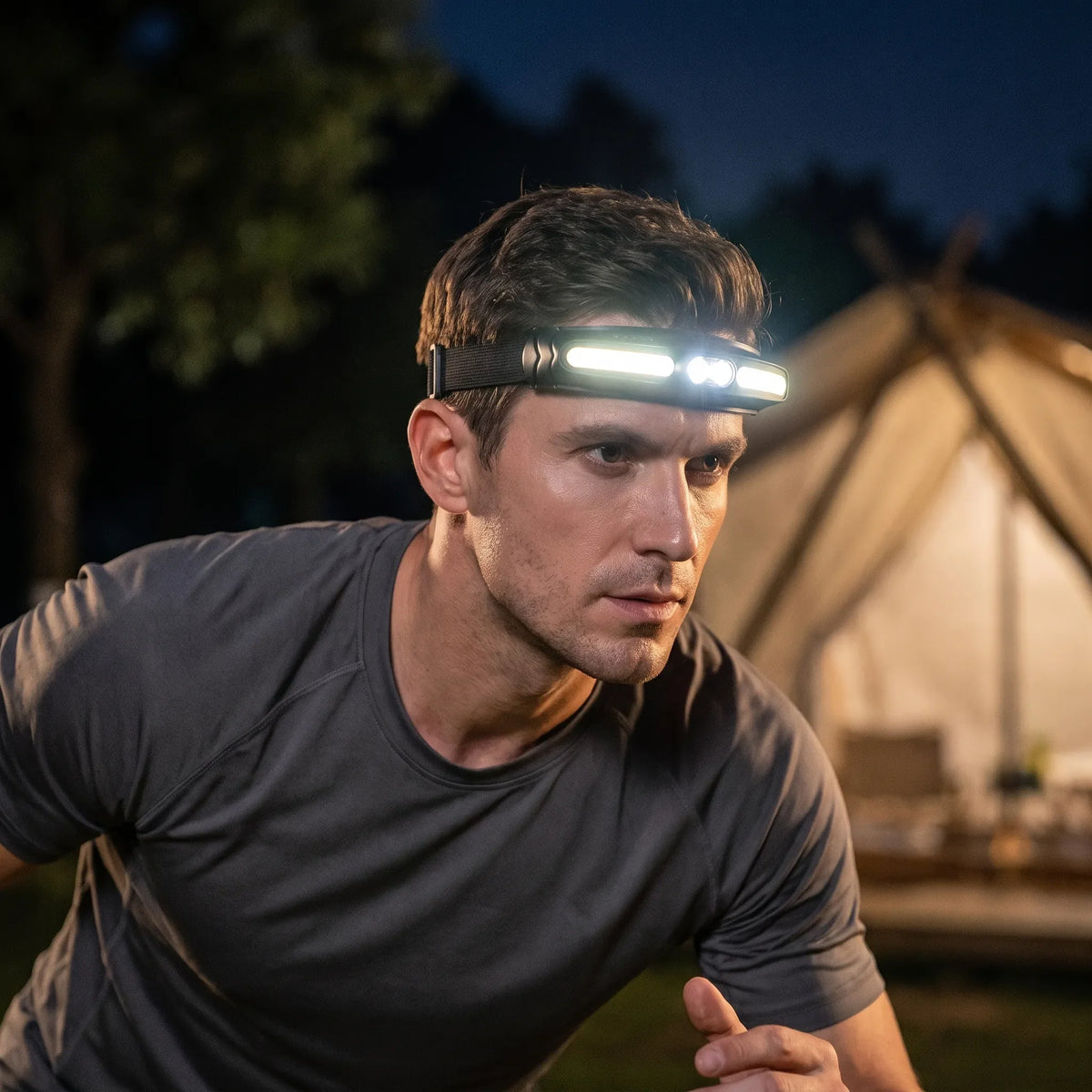 Wide-Angle Rechargeable Running Headlamp