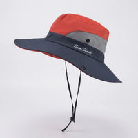 Wide-Brim Foldable Outdoor Sun Hat