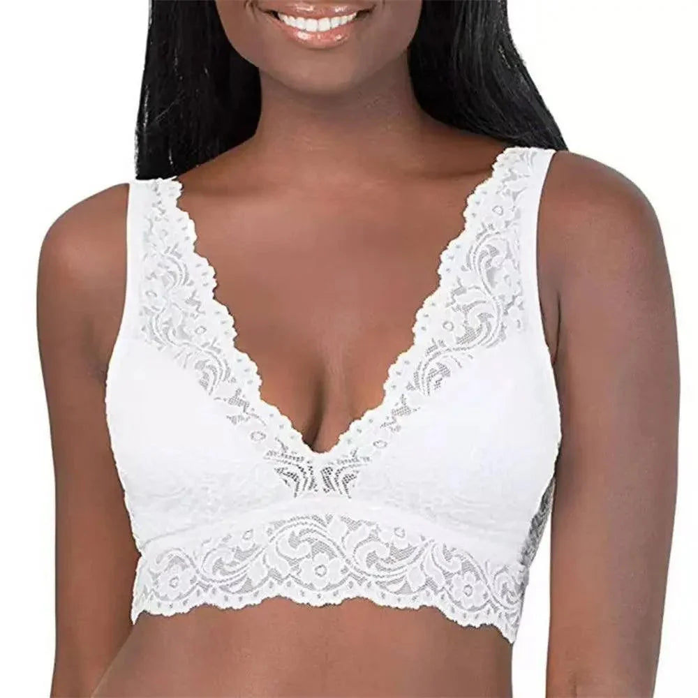Wirefree V-Neck Bralette Bra