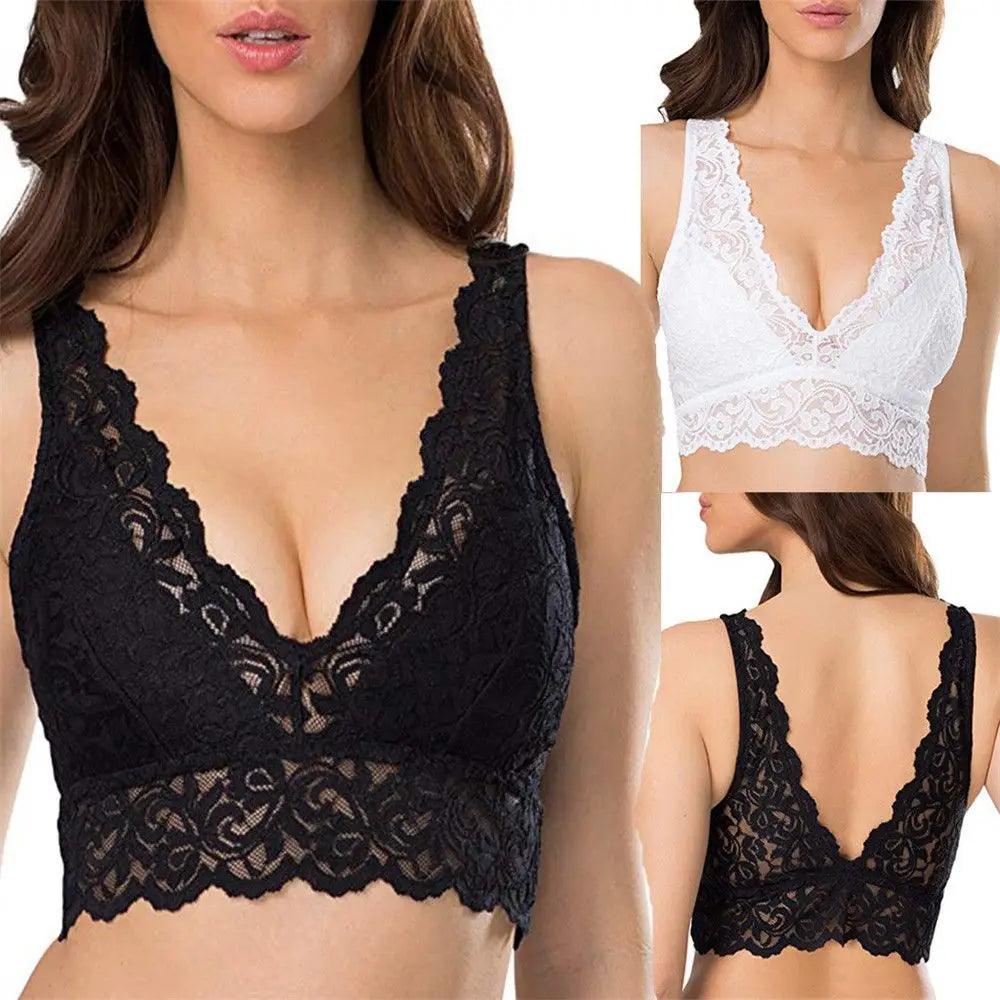 Wirefree V-Neck Bralette Bra