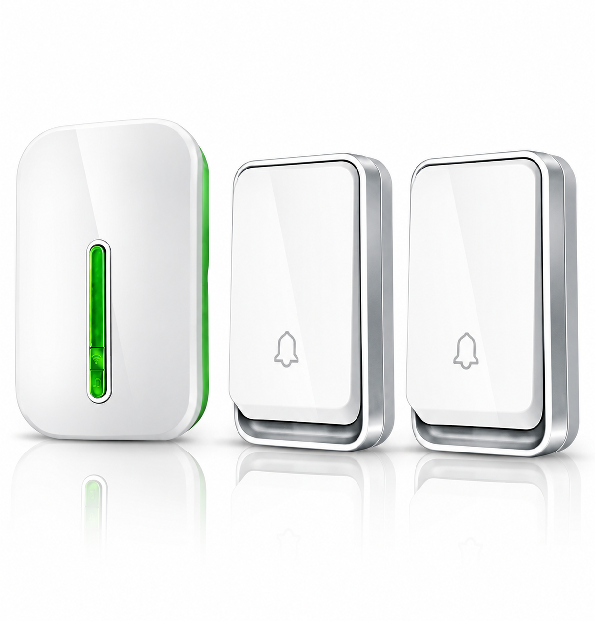 Wireless Battery-Free Smart Doorbell with Kinetic Energy and 120m Range