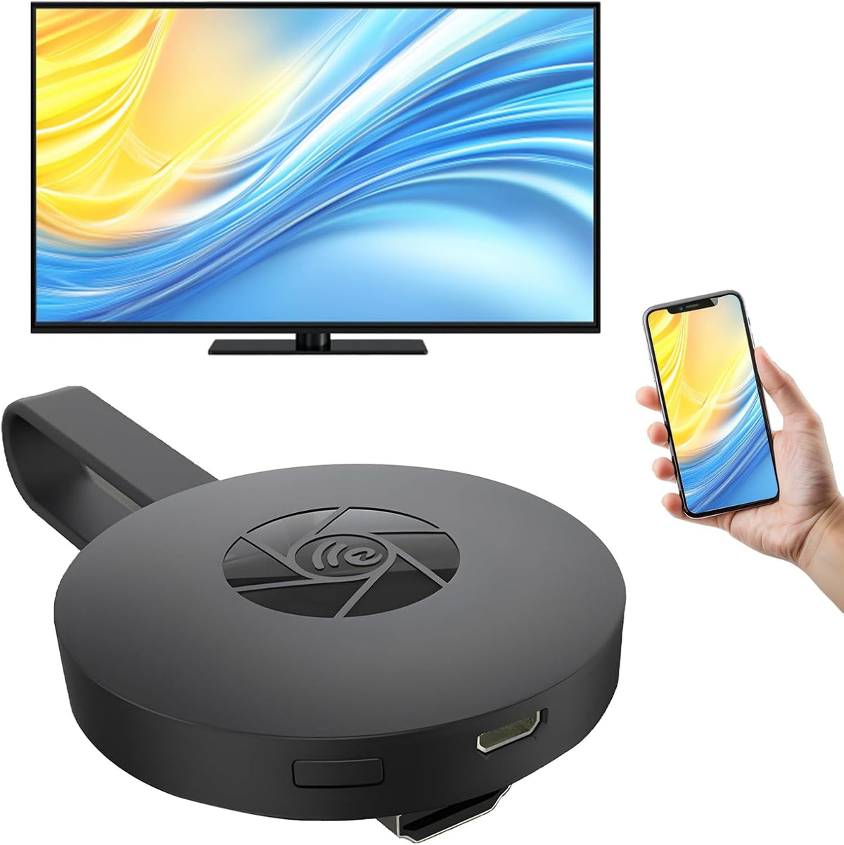 Wireless HD Screen Mirroring Adapter with Miracast, AirPlay & DLNA