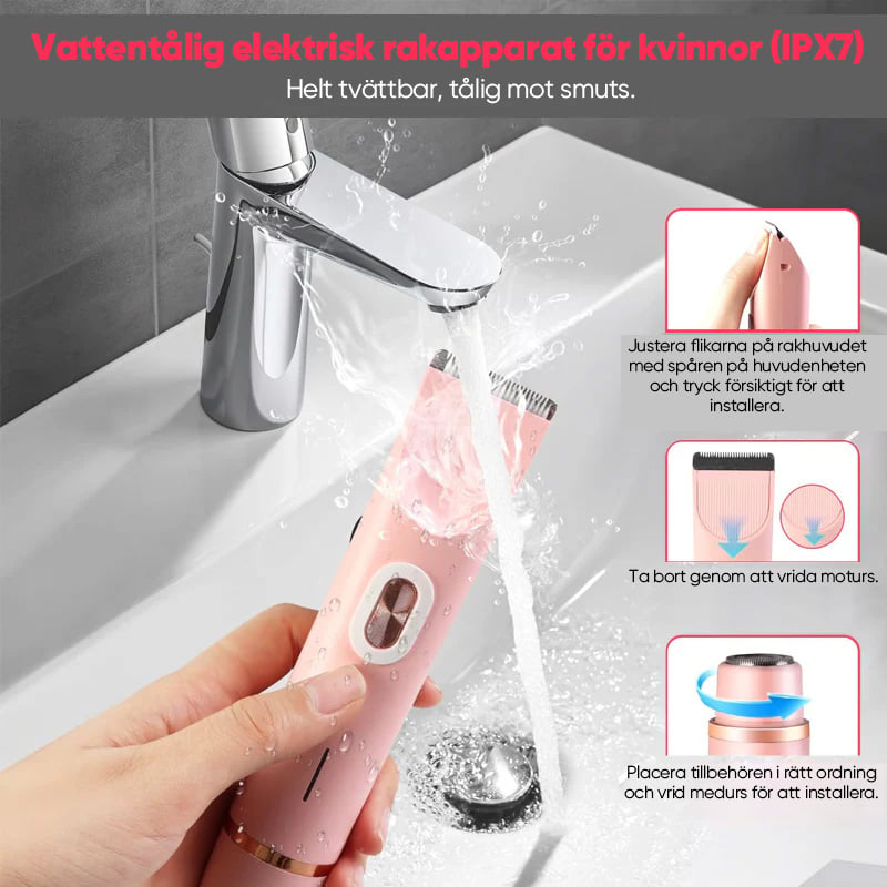 Women's 2-in-1 Electric Shaver and Bikini Trimmer