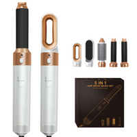 Women's 5-in-1 Hair Styler with Curling & Straightening Attachments
