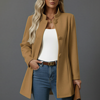 Women's A-Line Button Coat