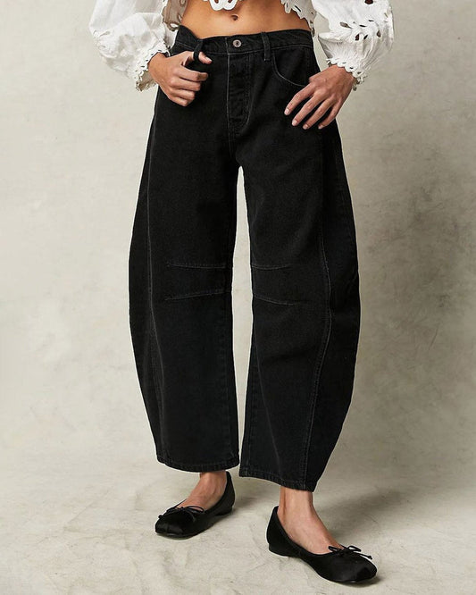 Women's Barrel Leg Jeans – Autumn Edition