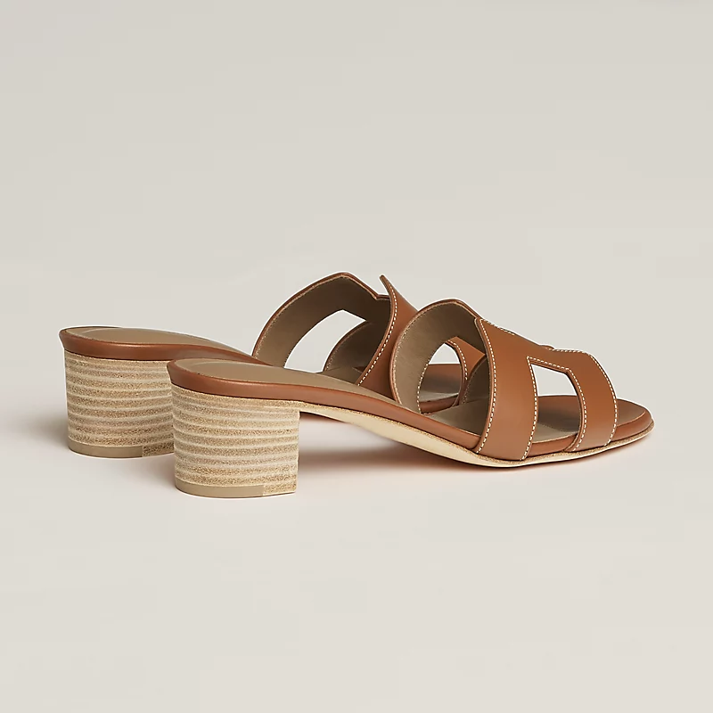 Women's Block Heel Slide Sandals