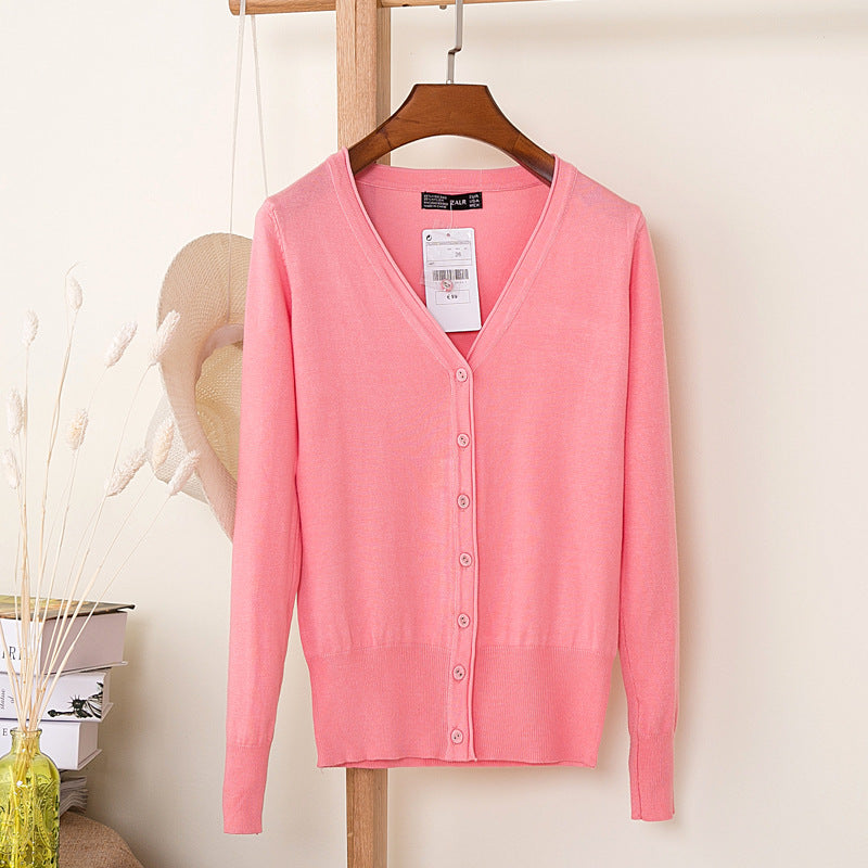 Women's Cardigan in Pastel Colors - Timeless & Comfortable