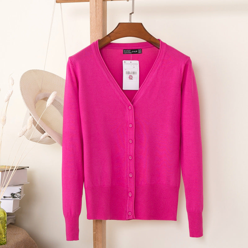 Women's Cardigan in Pastel Colors - Timeless & Comfortable