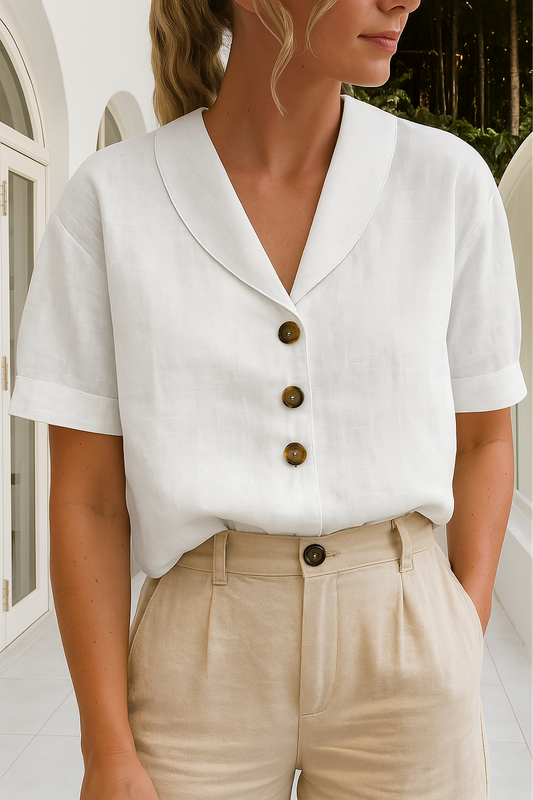 Women's Casual Fit Shirt with Intricate Details