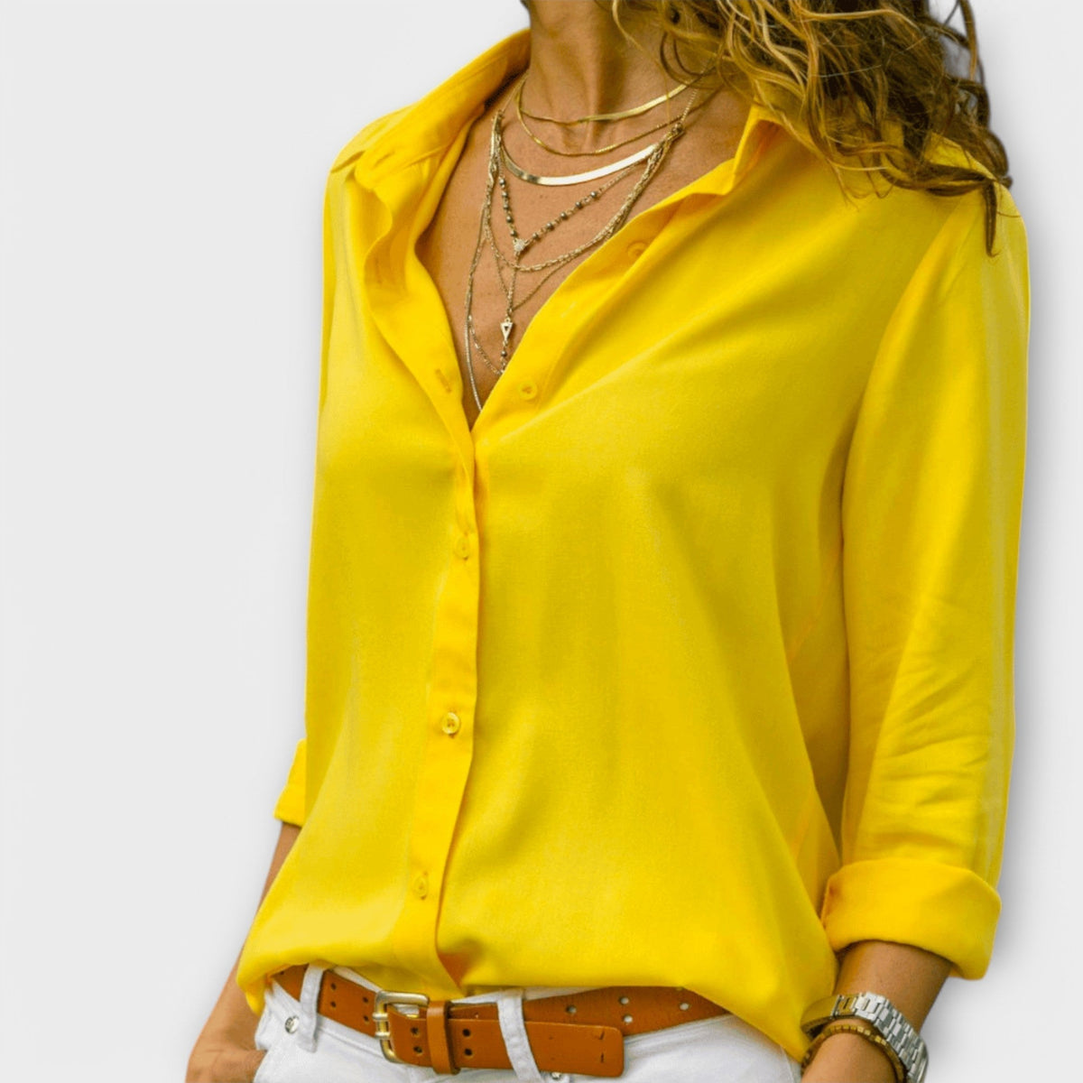 Women's Chic Blouse for Office & Evening Elegance