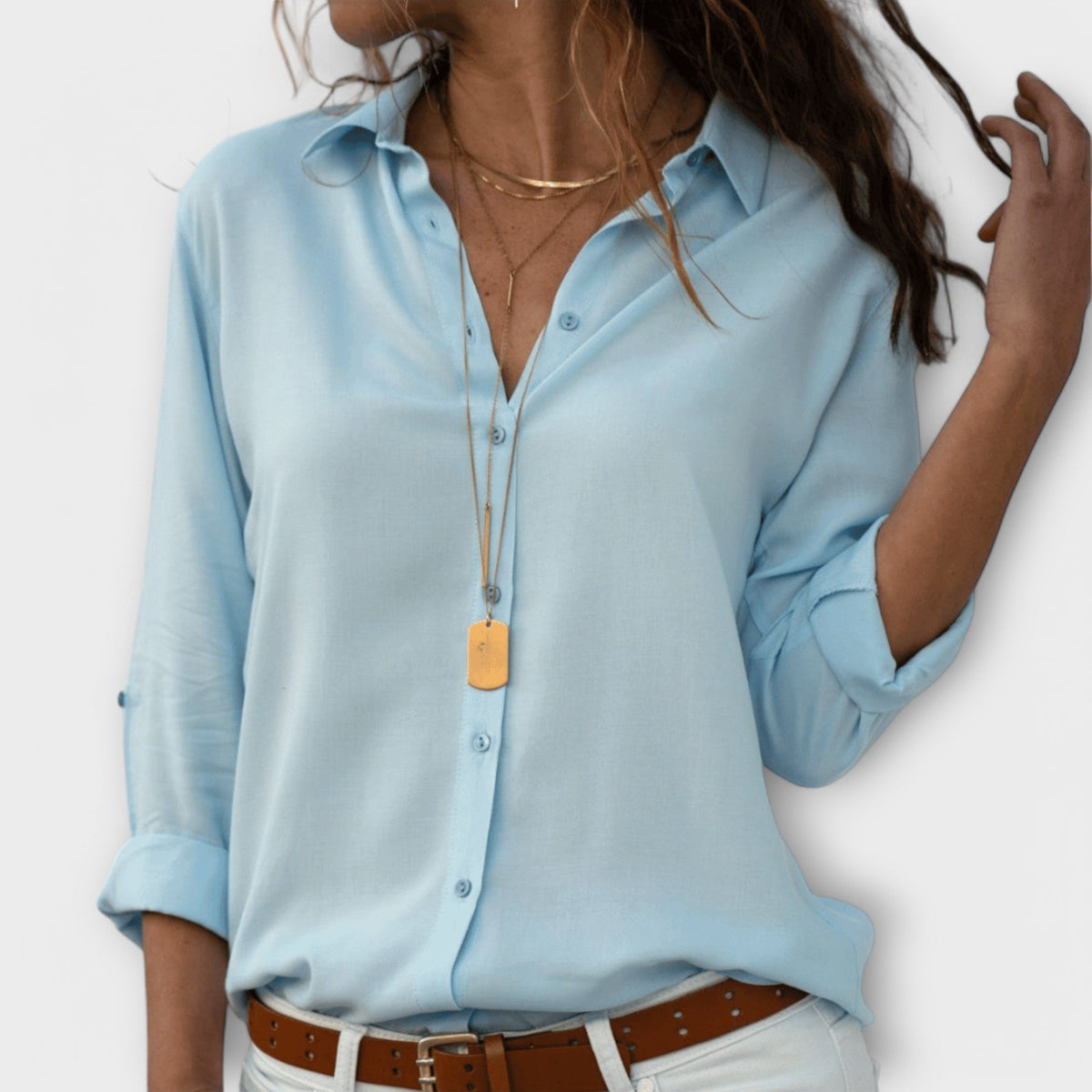 Women's Chic Blouse for Office & Evening Elegance