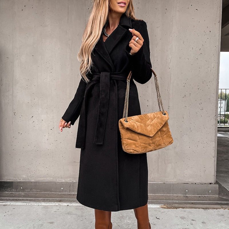 Women's Chic Long Warm Winter Coat