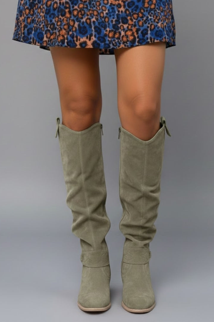 Women's Comfortable Flat Knee-High Boots