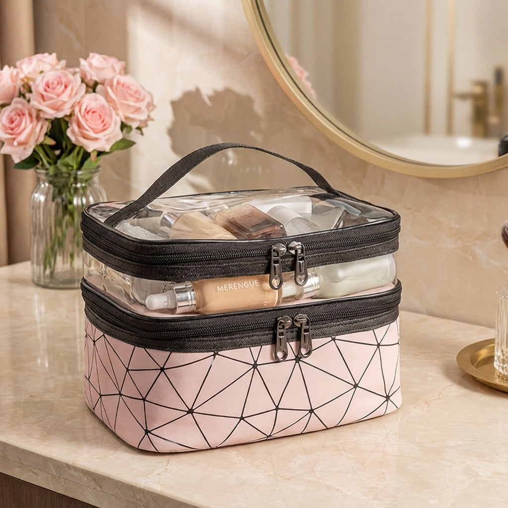 Women's Compact Travel Toiletry Bag - Organized and Stylish
