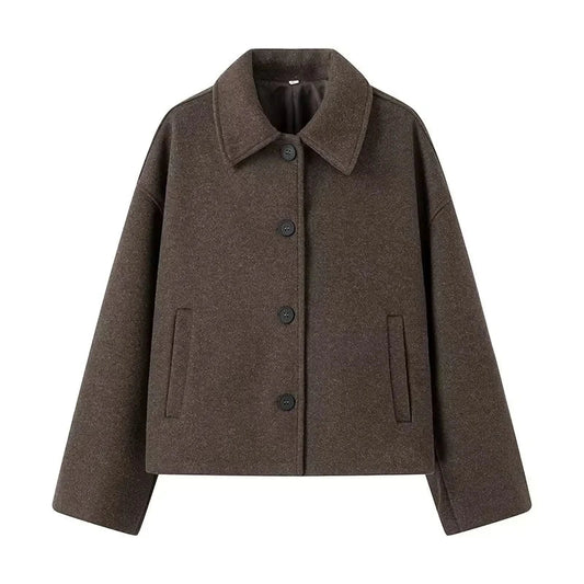 Women's Cropped Oversized Jacket