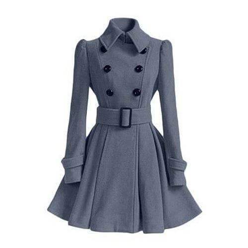 Women's Double-Breasted Trench Coat