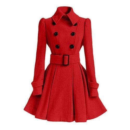 Women's Double-Breasted Trench Coat