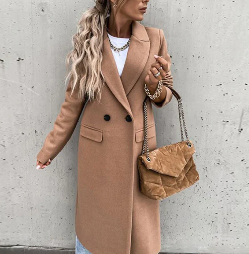 Women's Elegant Lapel Coat
