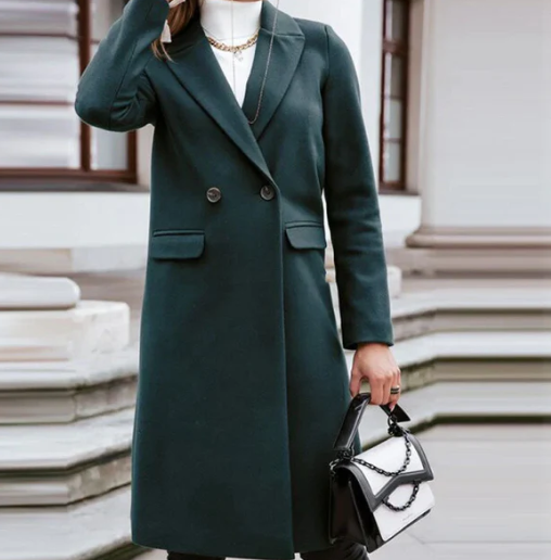 Women's Elegant Lapel Coat