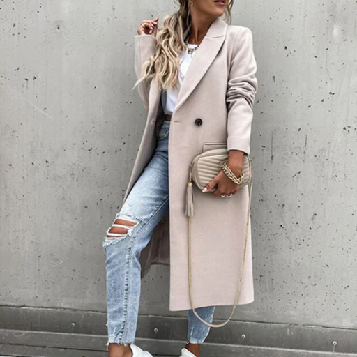 Women's Elegant Lapel Coat