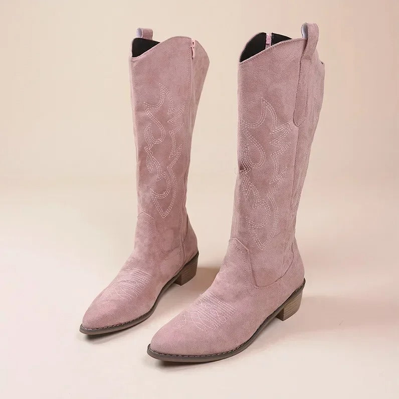 Women's Embroidered Western Cowboy Boots