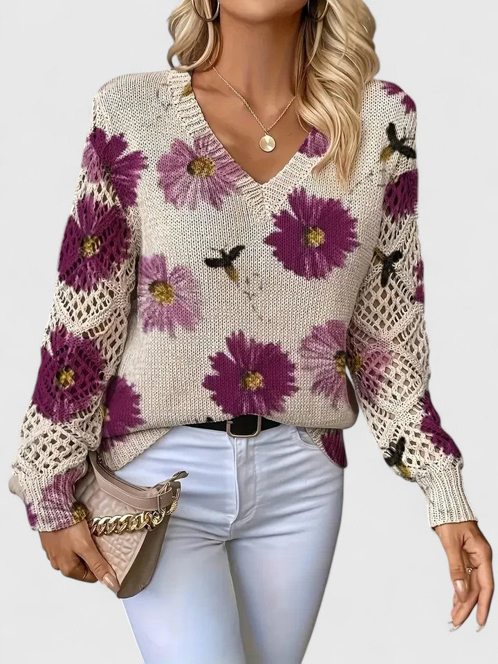 Women's Floral Cardigan