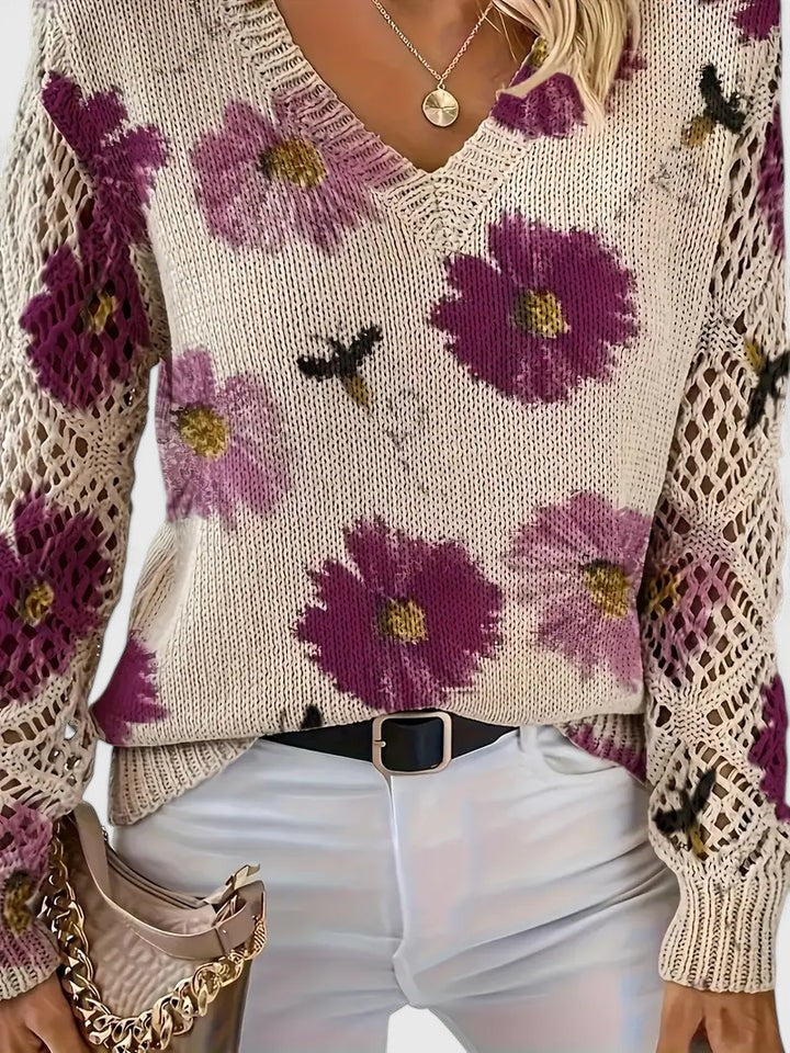 Women's Floral Cardigan