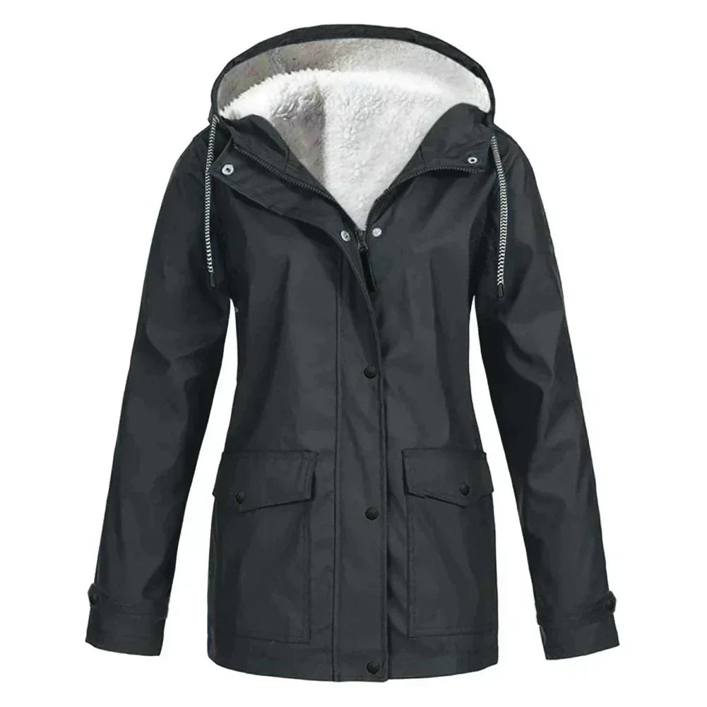Women's Hooded A-Line Raincoat